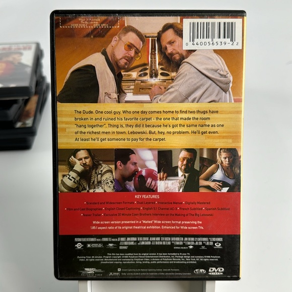 The Big Lebowski. Jeff Bridges. John Goodman. Steve Buscemi. - Picture 3 of 4